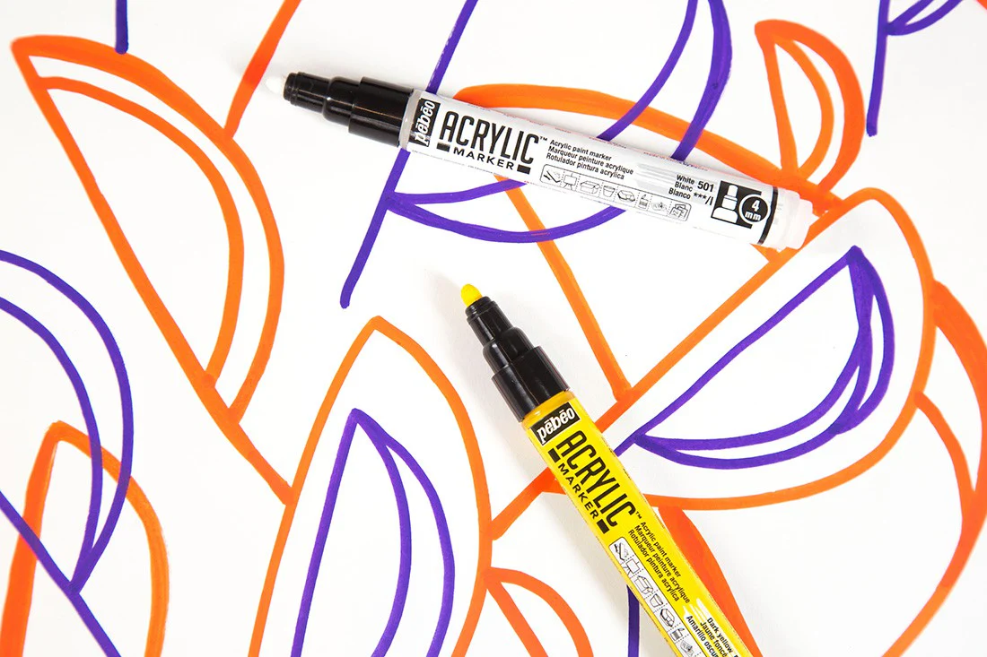 Acrylic Marker 4 mm biseauté - Image 2
