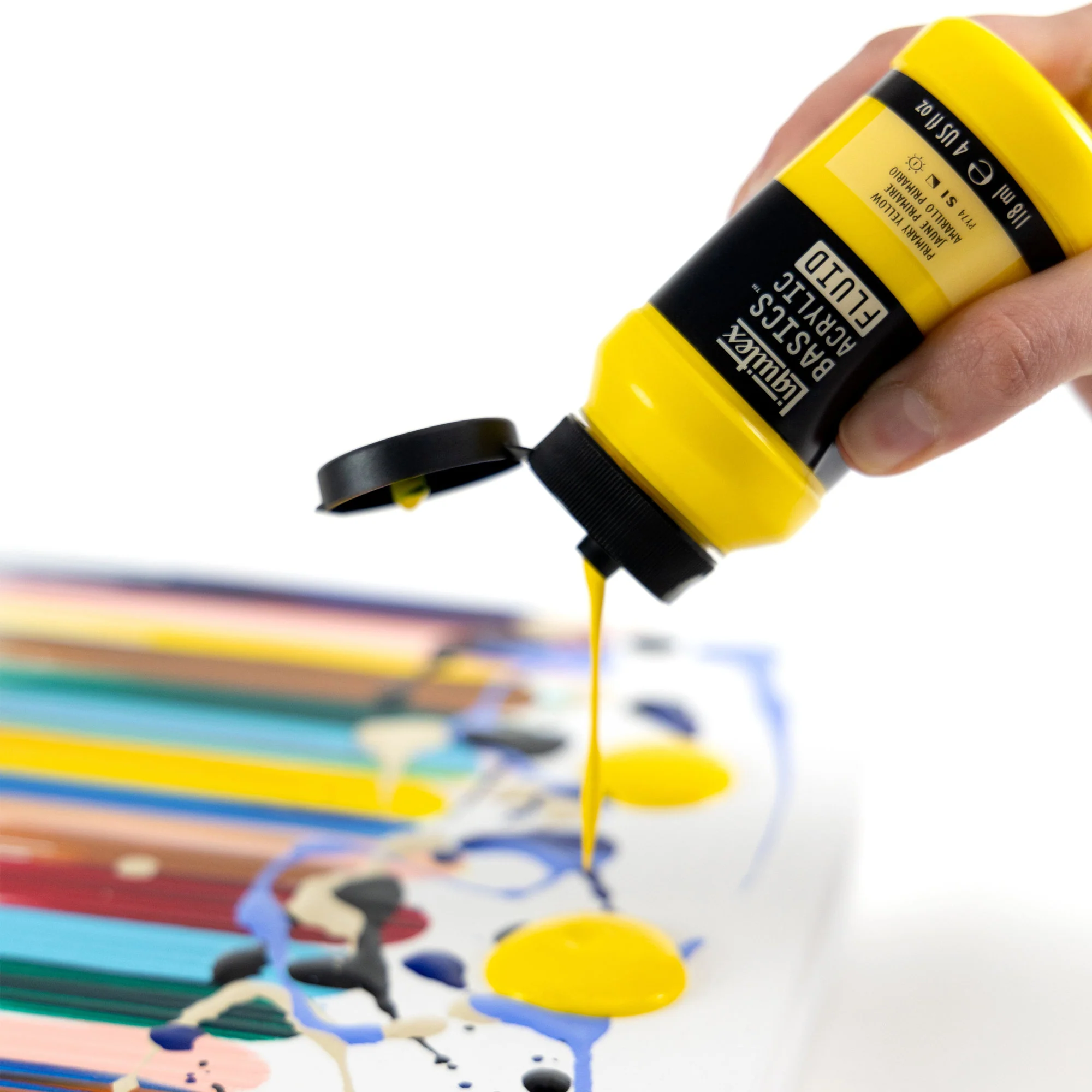 Peinture acrylique fine Basics Fluid 118ml LIQUITEX - Image 3