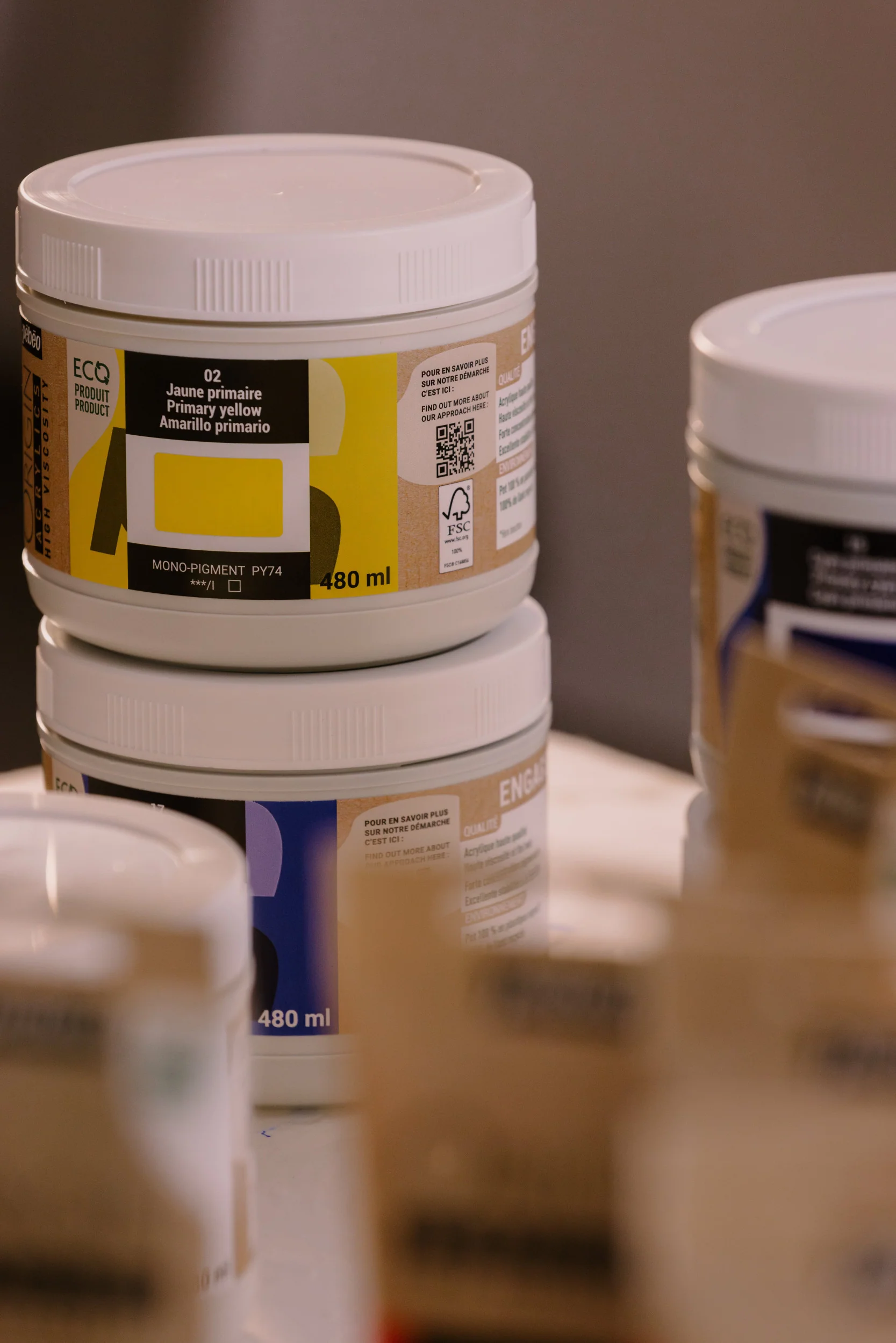 Peinture Acrylique Origin 480 ml - 12 couleurs - Image 7