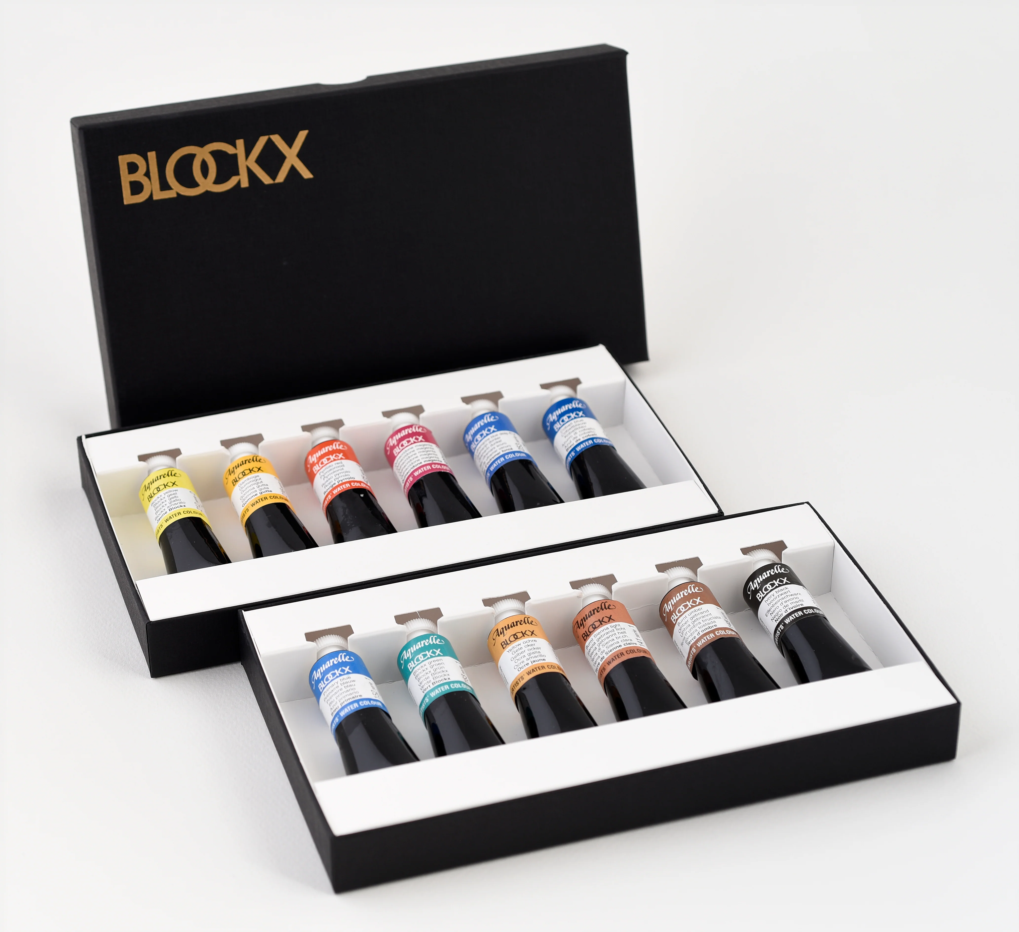 Peinture Aquarelle Extra-fine Blockx - Set 12 x 15ml couleurs assorties - Image 2