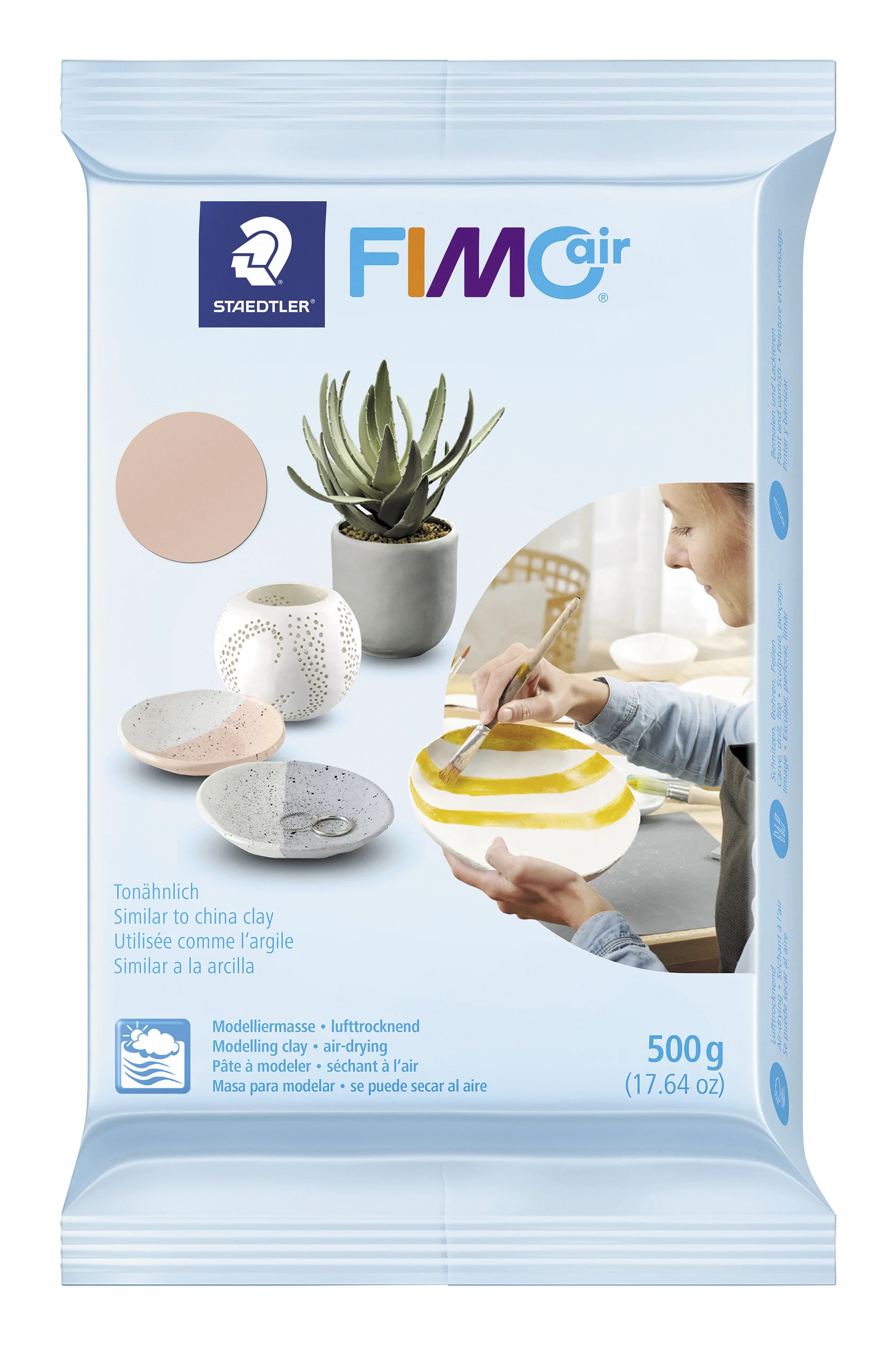 Argile polymère Fimo® Air Rose pâle nude - Image 5