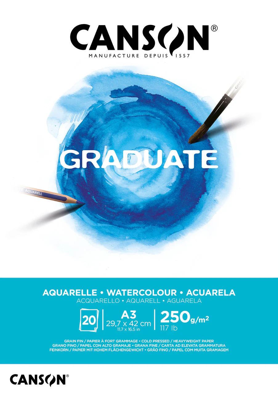 Bloc Aquarelle Graduate - 20 Feuilles 250g/m² - Image 4