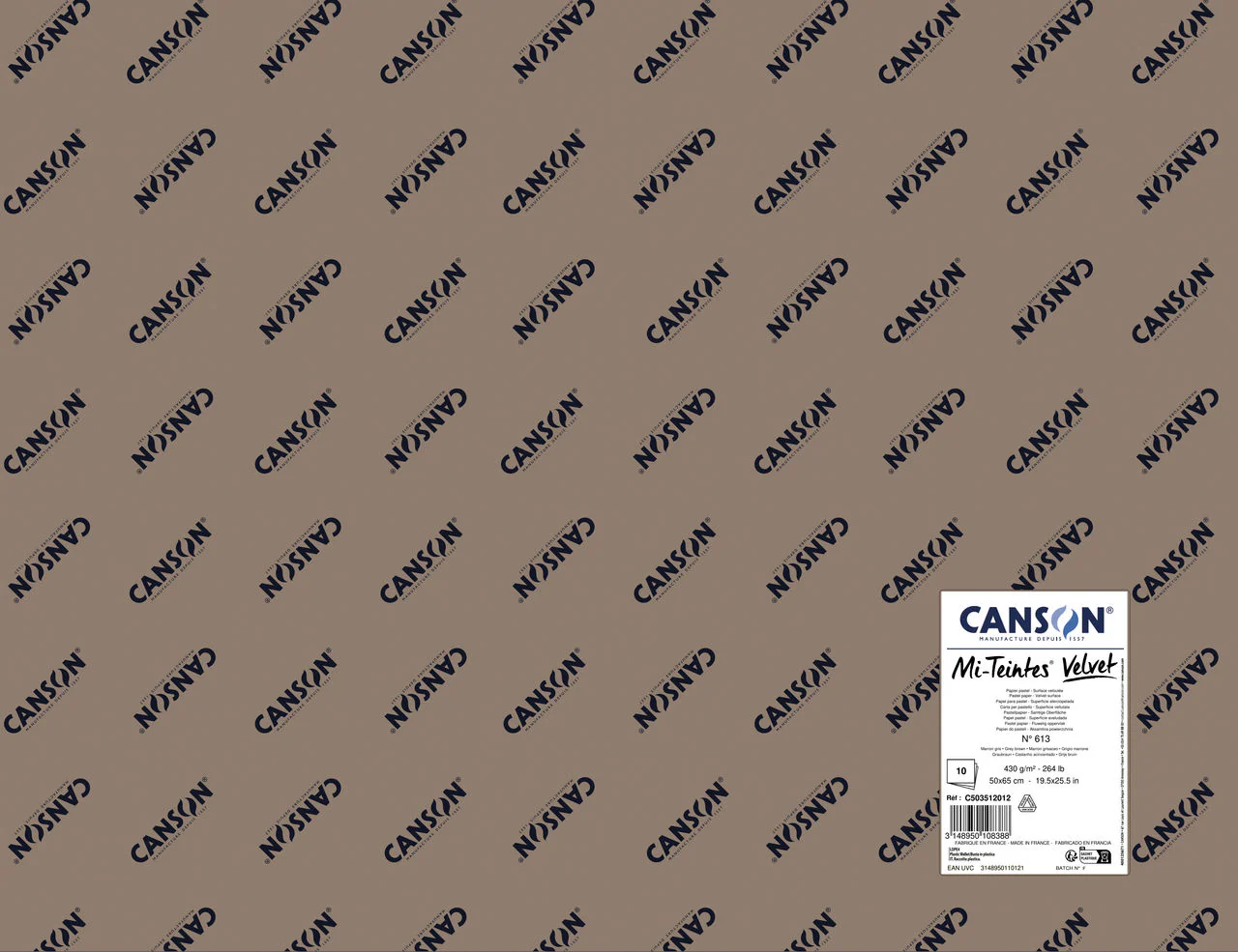 Feuilles Mi-Teintes Velvet 50x65cm - 430gr - 14 couleurs - Image 11