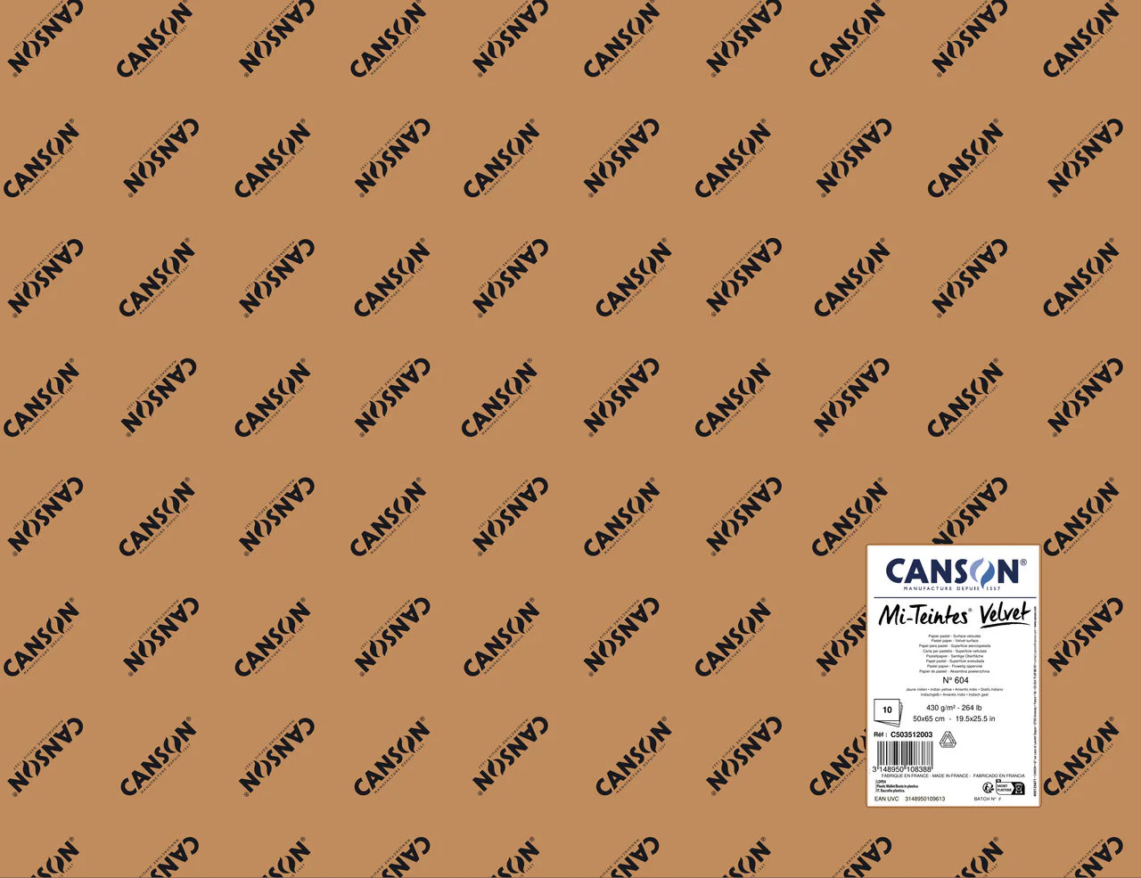 Feuilles Mi-Teintes Velvet 50x65cm - 430gr - 14 couleurs - Image 9