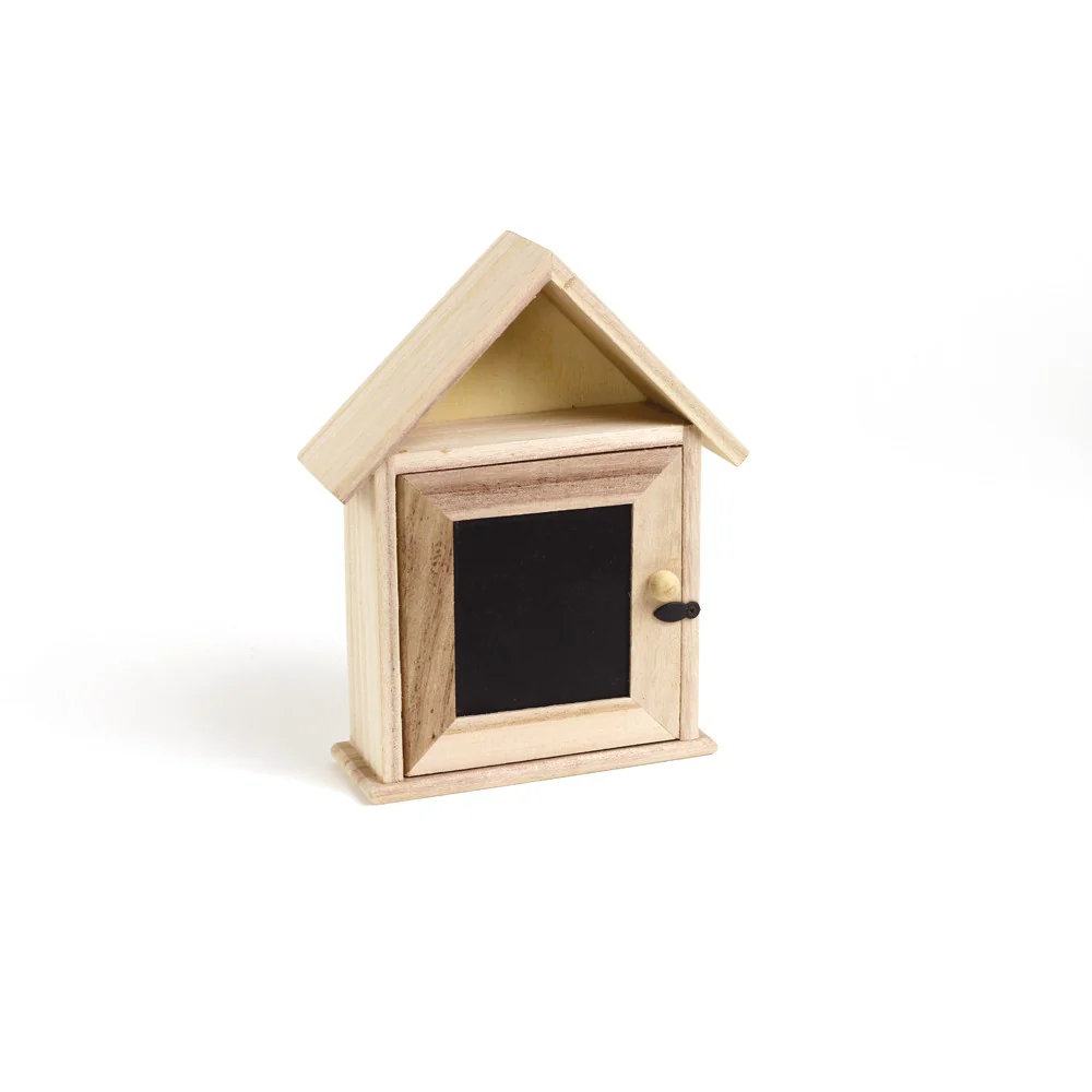 Boîte à clé ardoise en bois