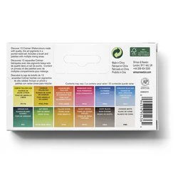 Boîte de peinture aquarelle fine 12 1/2 godets Pocket Plus Cotman - Image 3