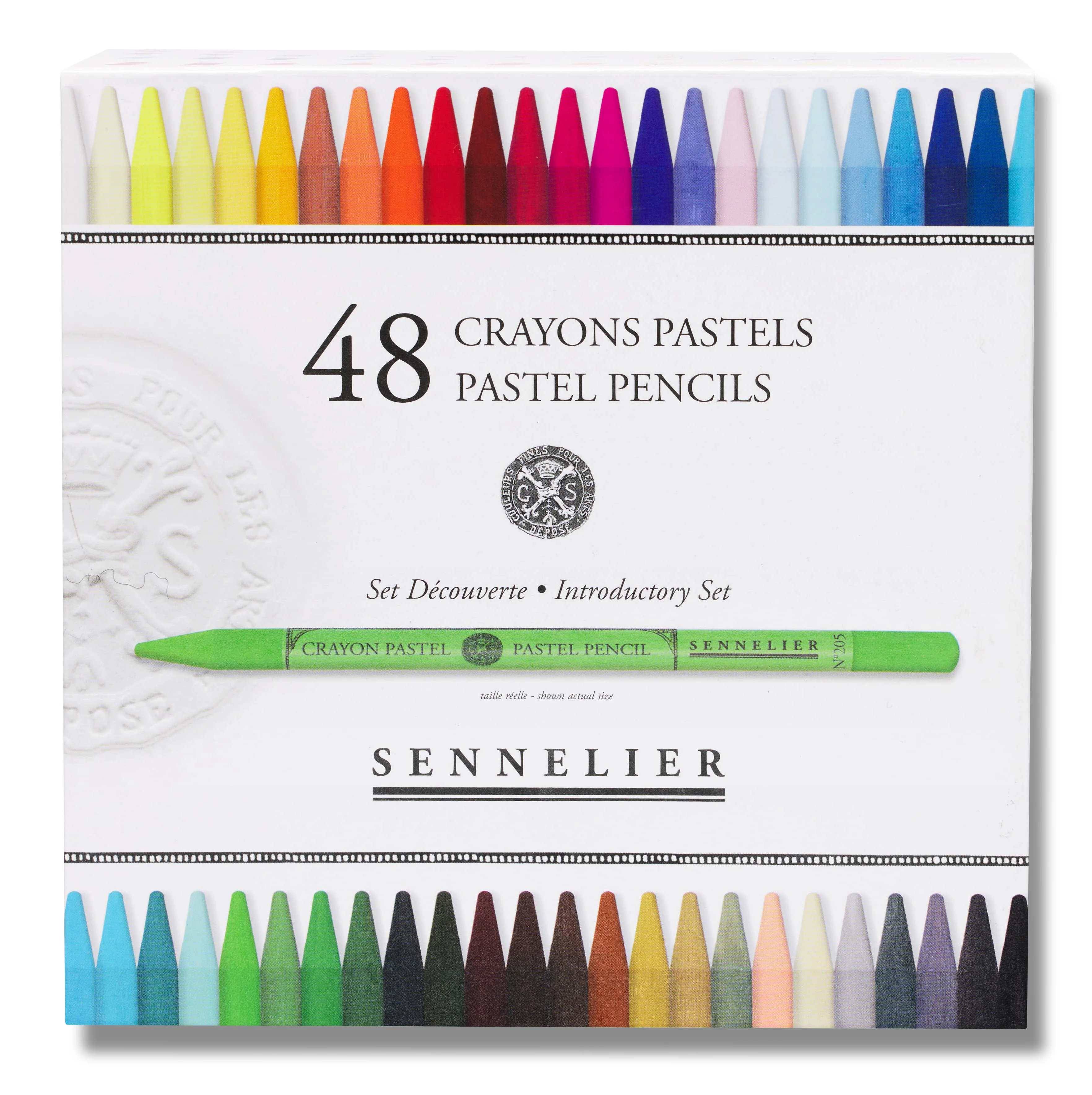 Boîte de 48 crayons pastel assortis - Image 2