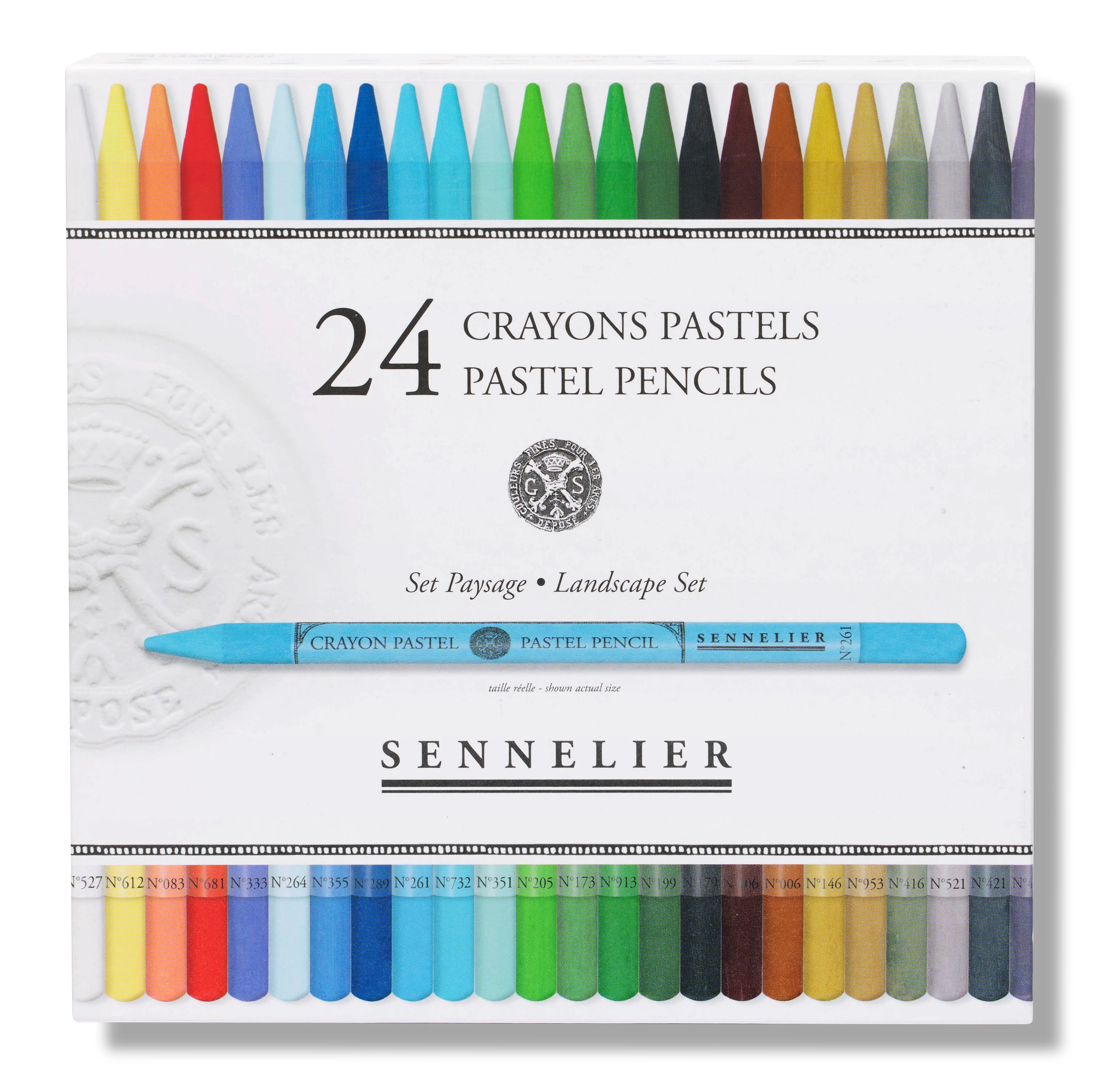 Boîte de 24 crayons pastel Set Paysage - Image 2