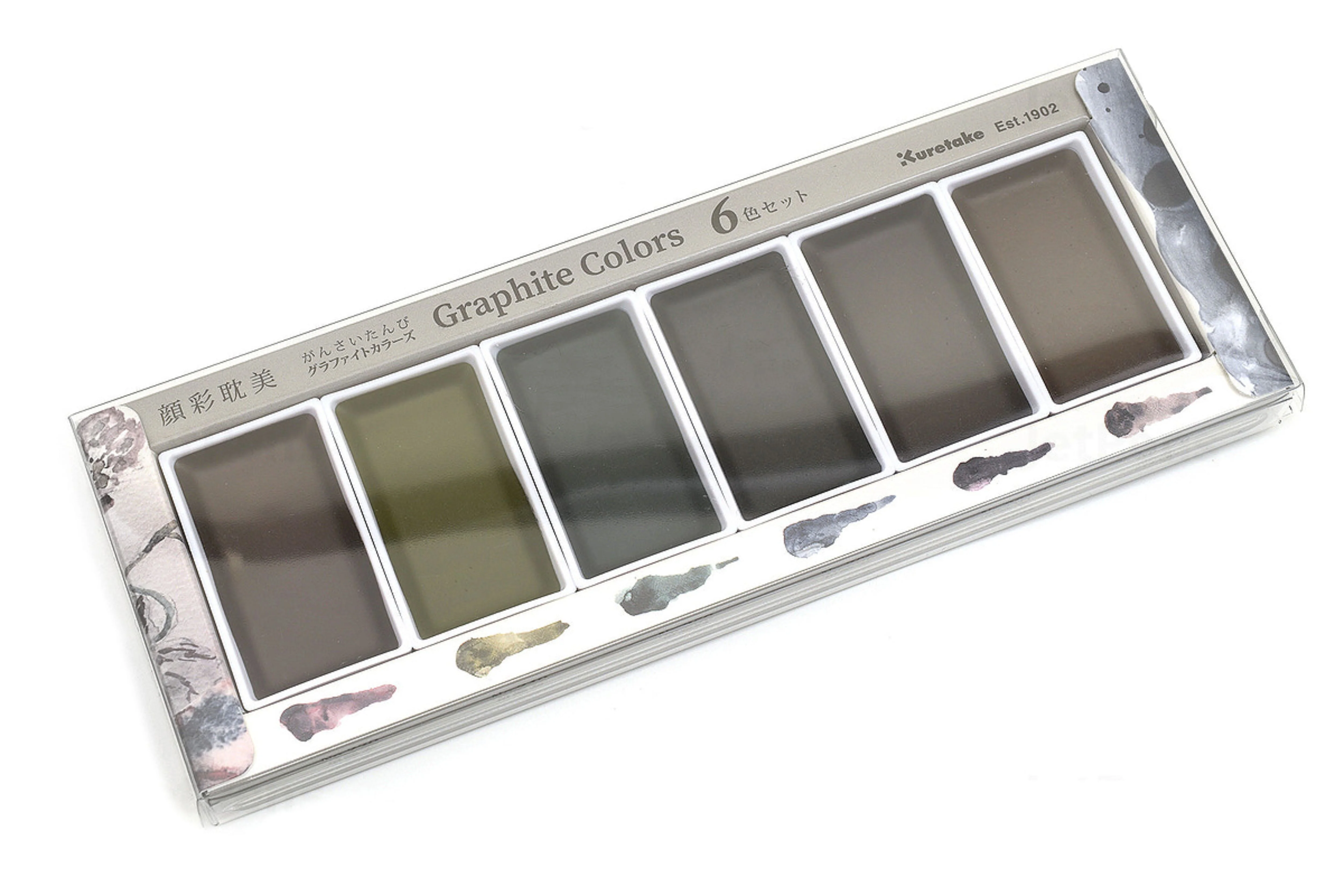 Boite de 6 godets Gansai graphite