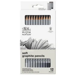 Boîte métal de 12 crayons graphite tendres Studio collection - Image 2