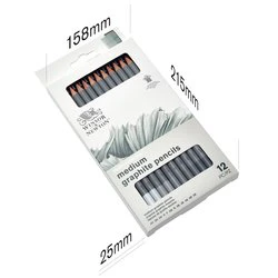 Boîte métal de 12 crayons graphite tendres Studio collection - Image 5