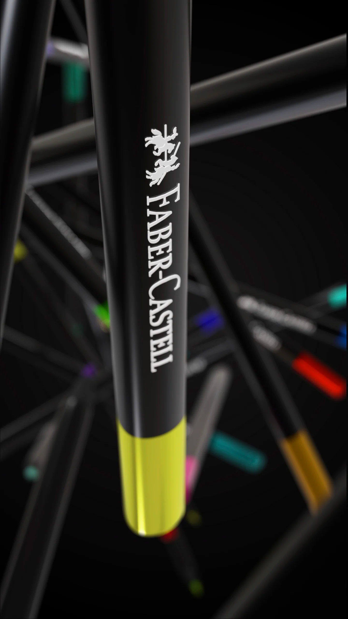 Boîte métal de 24  Crayons de couleurs Black Edition - Image 5