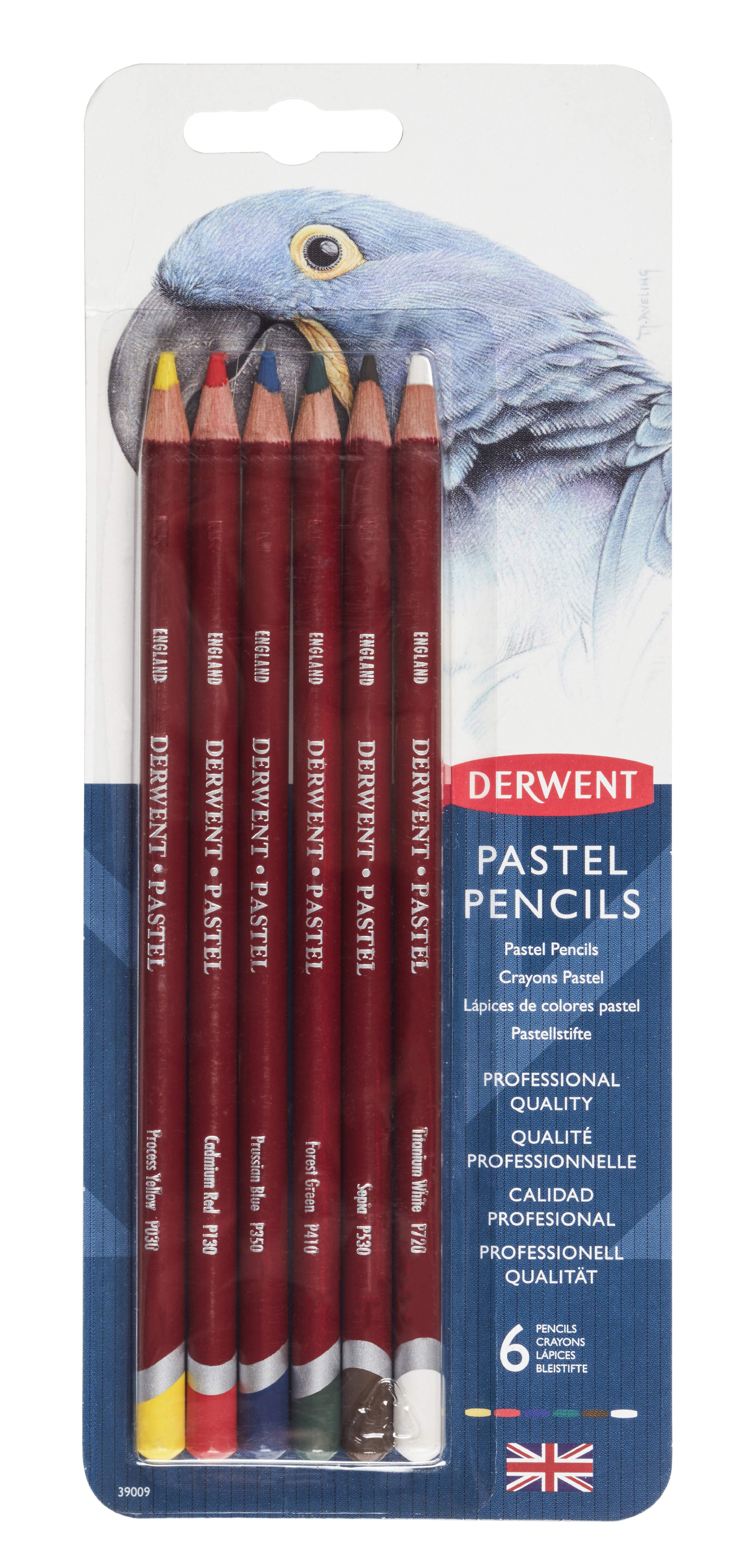 Blister de 6 crayons pastels