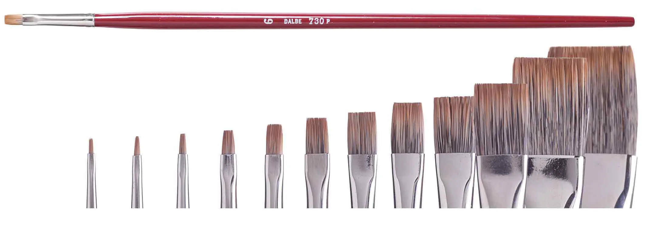 Brosse synthetique plate 730P - Image 2