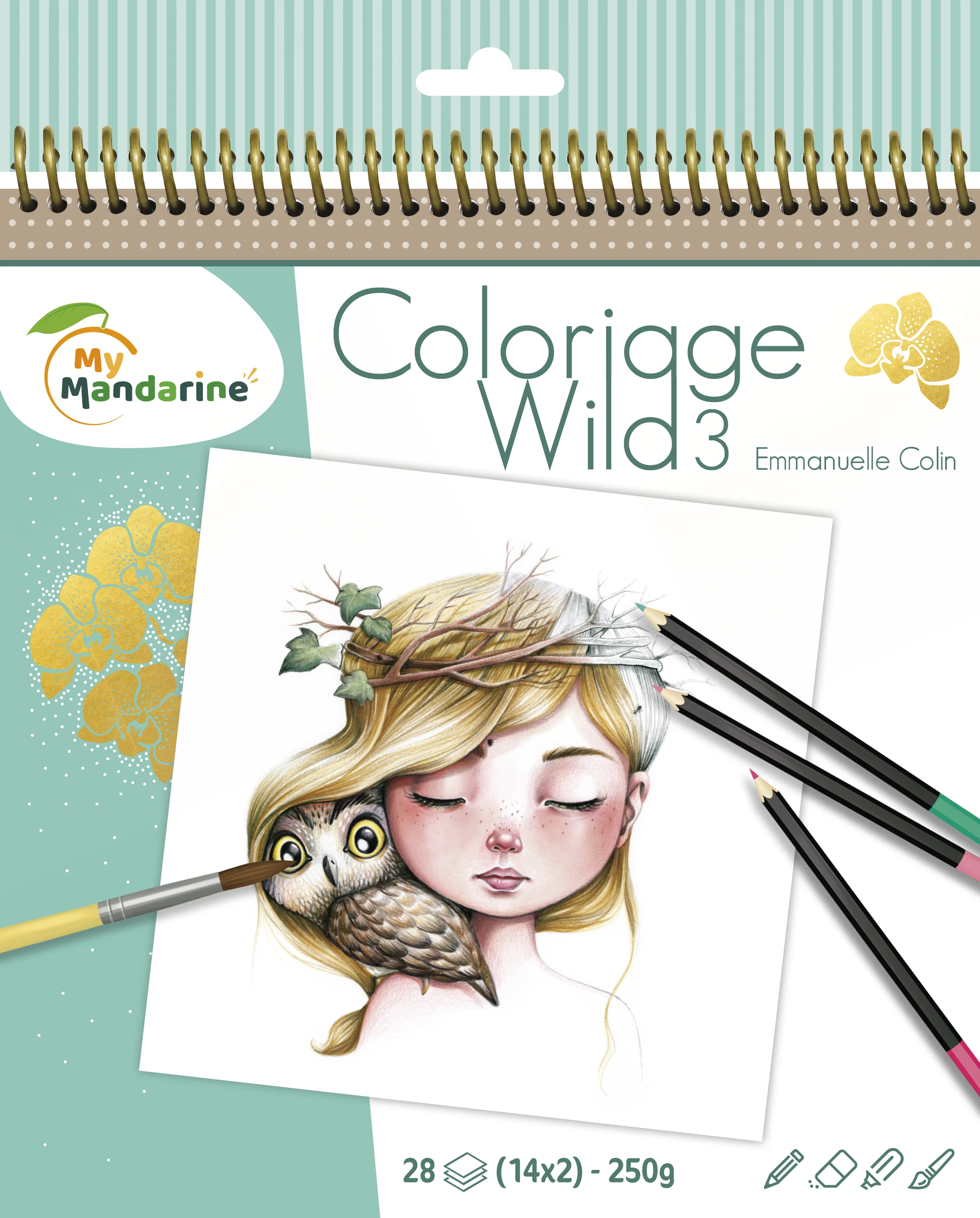 Carnet coloriage Wild - Image 3
