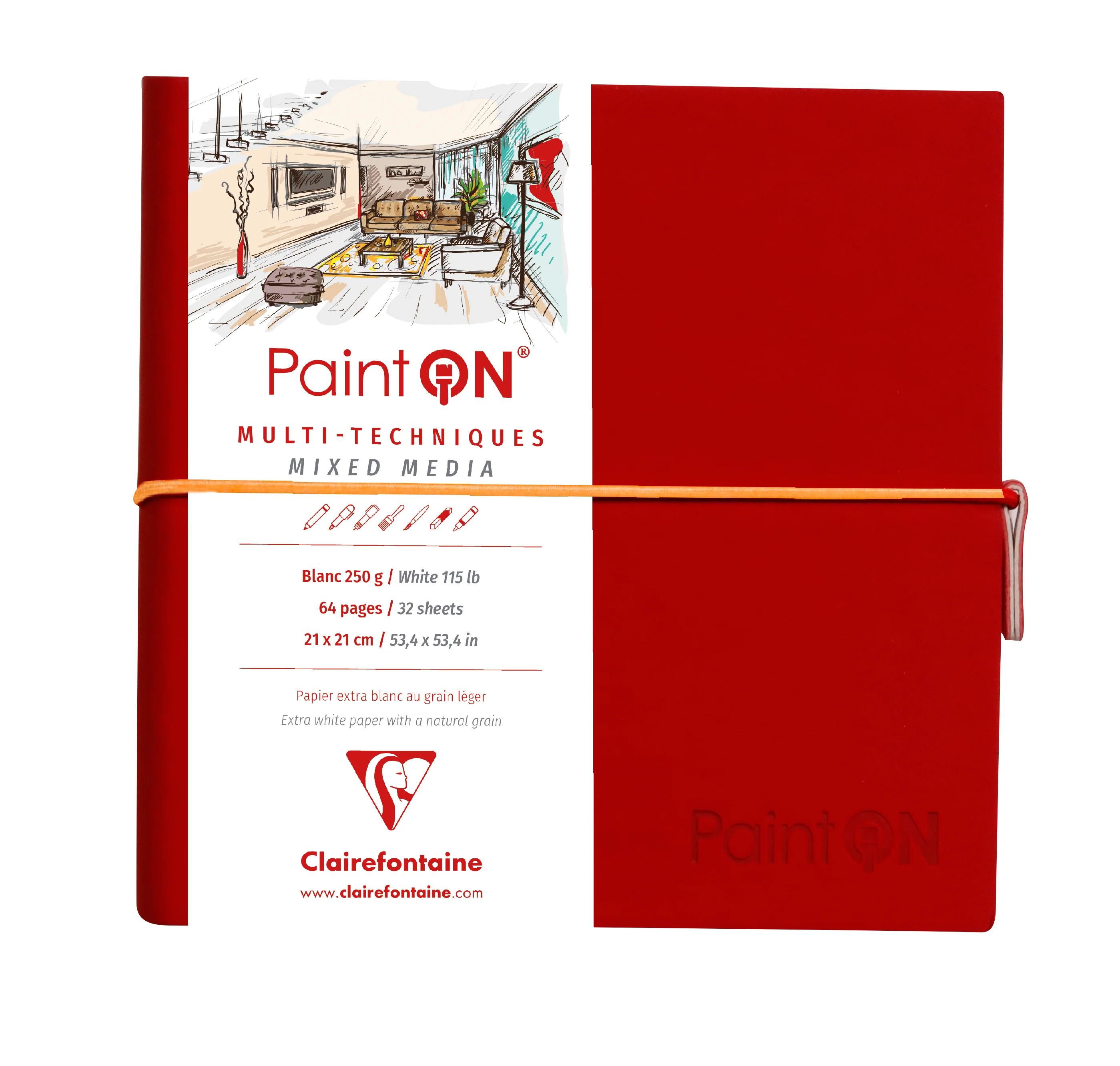 Carnet cousu Paint'On - Image 4