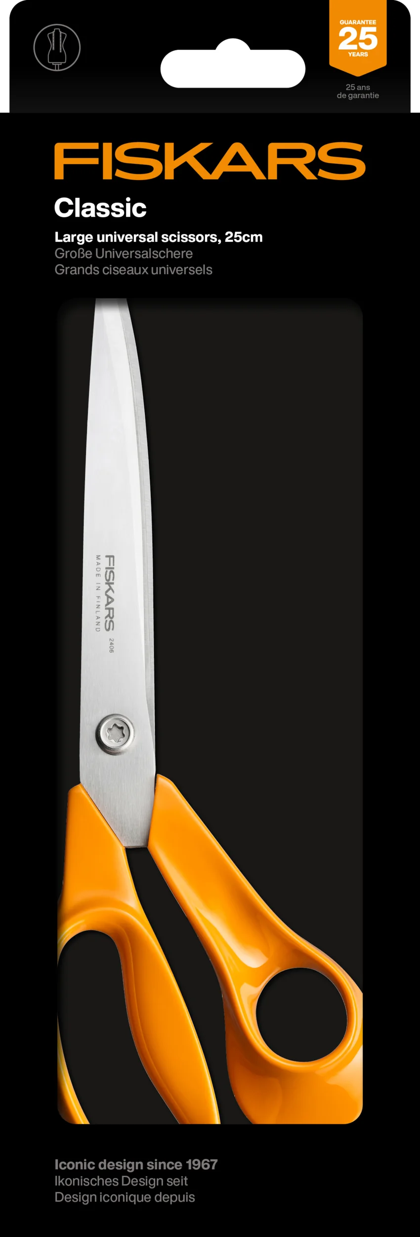 Classic ciseaux pro droitier 25 cm pour tissus - Image 3