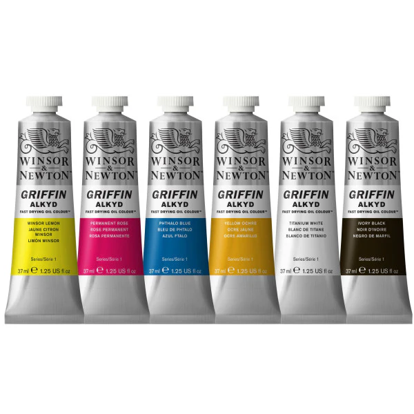 Coffret 6 x 37ml Huile Griffin Alkyd - Image 3