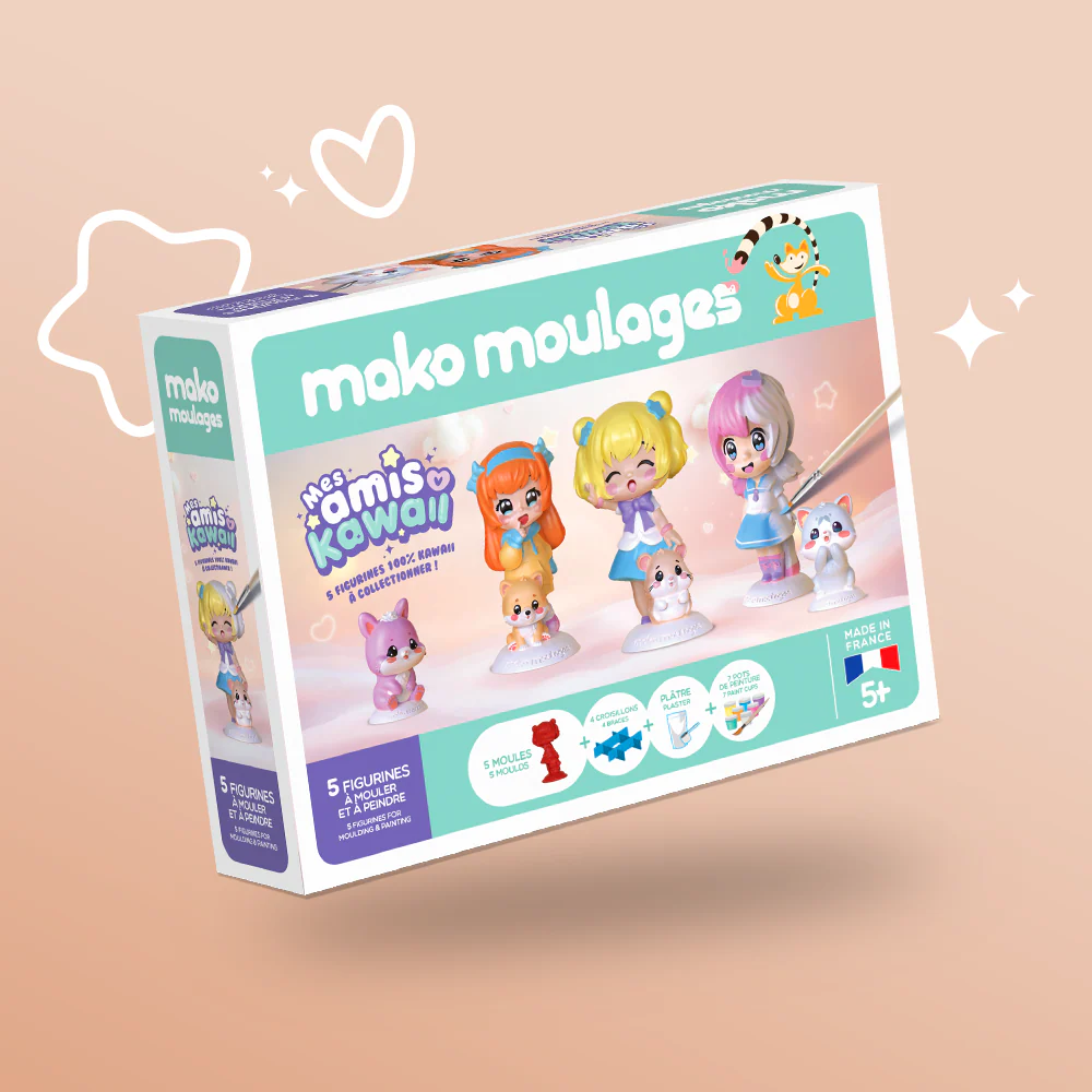 Kit moulage Mes amis Kawaii