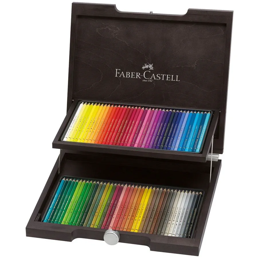 Coffret en bois de 48 crayons Polychromos - Image 2