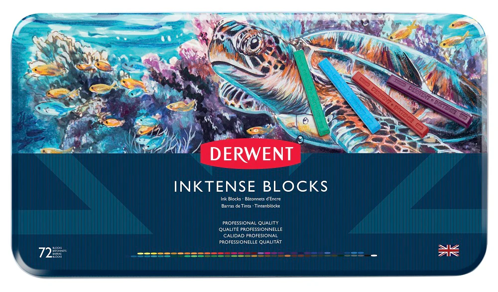 BoĂźte 72 craies aquarellabes Inktense blocks