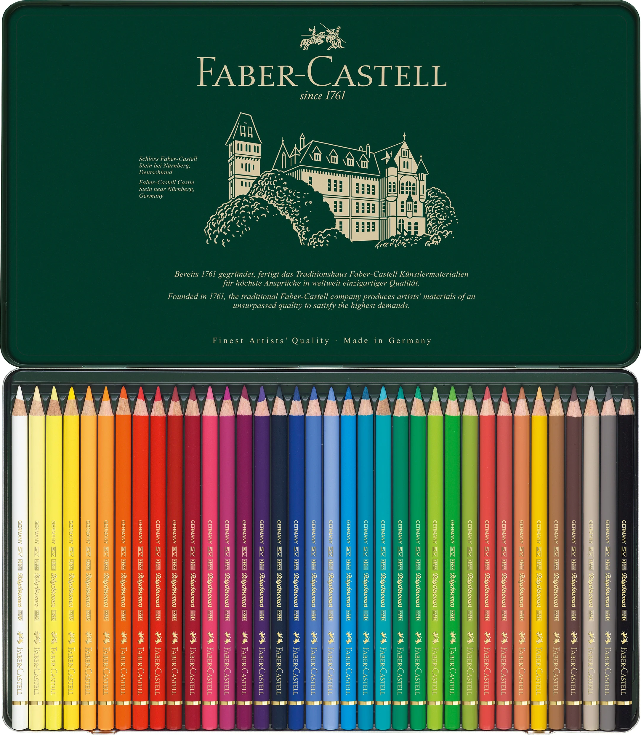 BoĂźte de 36 crayons de couleurs Polychromos - Image 2