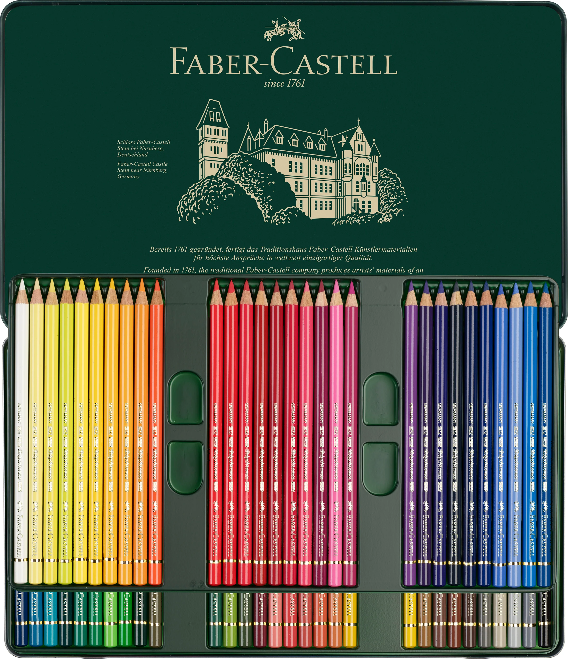 BoĂźte de 60 crayons de couleurs Polychromos - Image 2