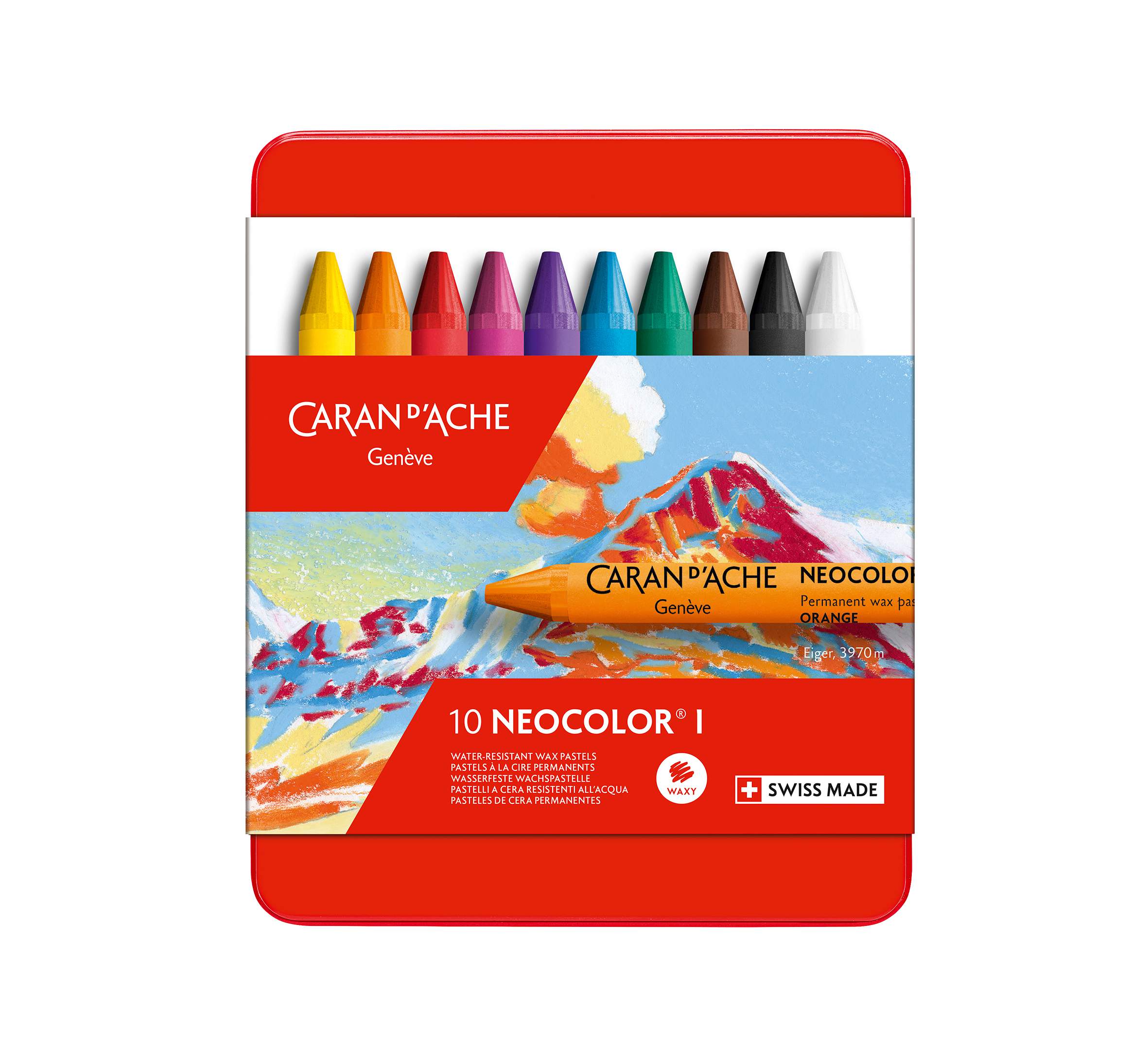 Boîte de 10 craies néocolor I