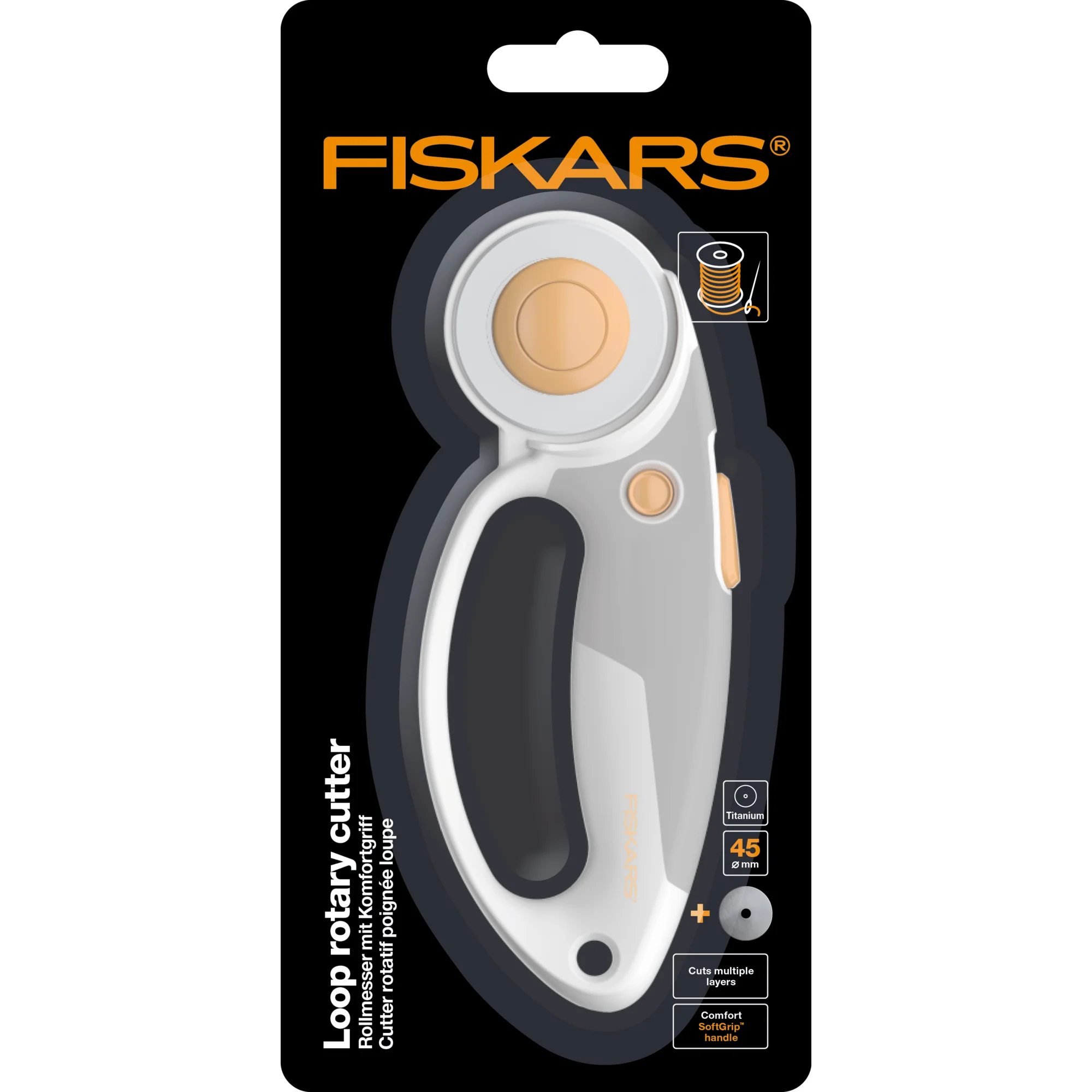 Cutter rotatif titanium 45 mm