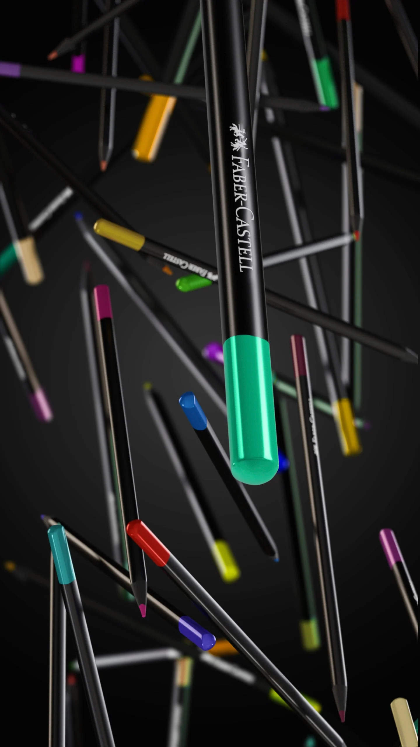 Etui de 24 crayons de couleurs Black Edition - Image 4