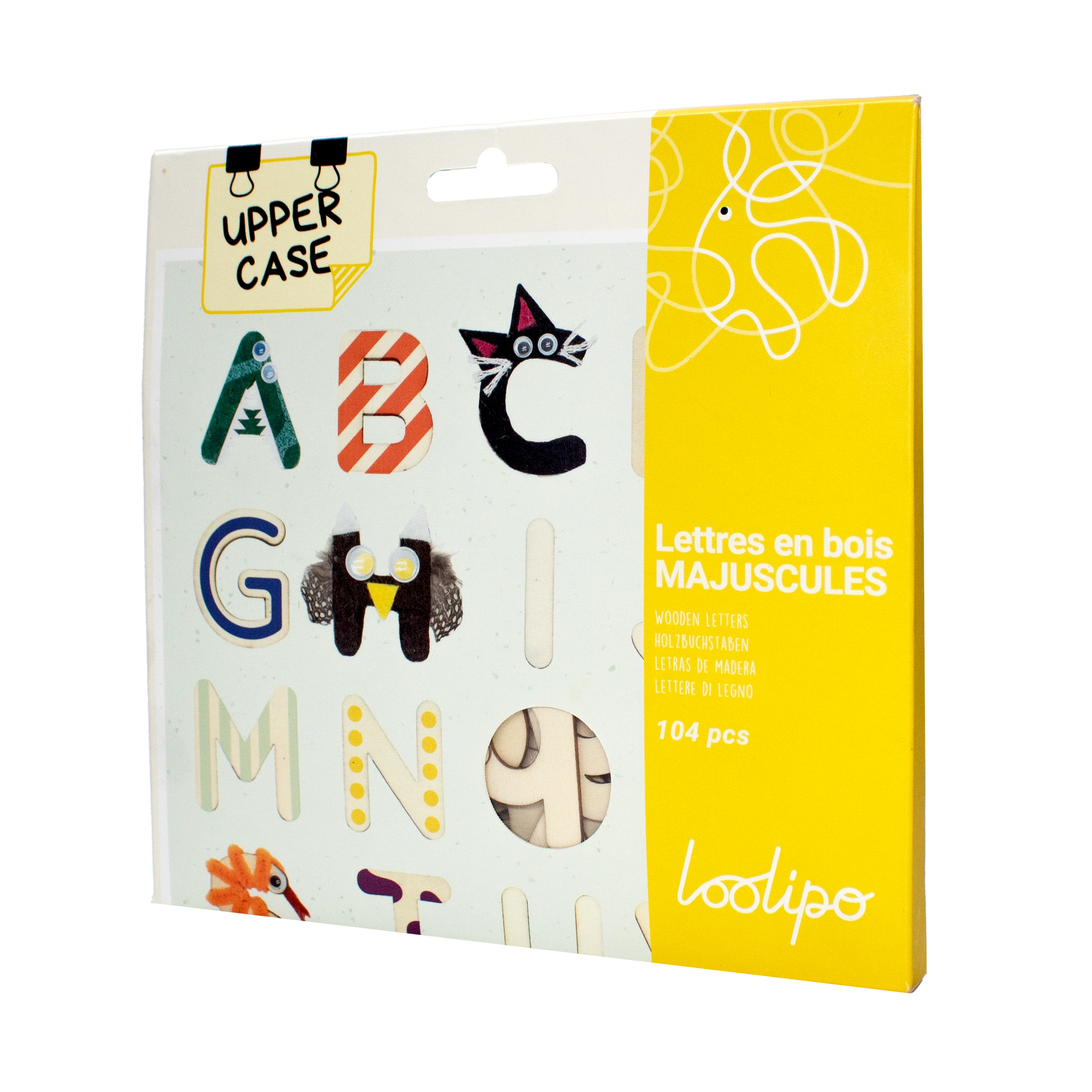 Lettres majuscules bois X104 - Image 2