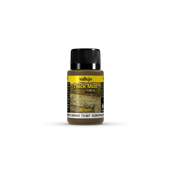 Peinture effets temps 40 ml : boue épaisse européenne