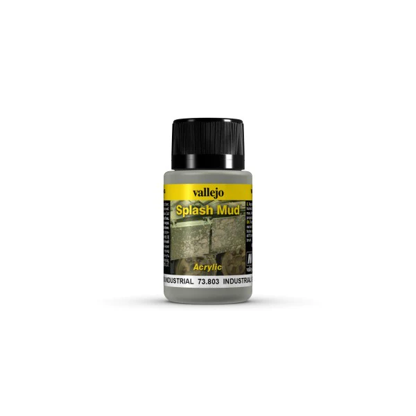 Peinture effets temps 40 ml : projections boue industrielle