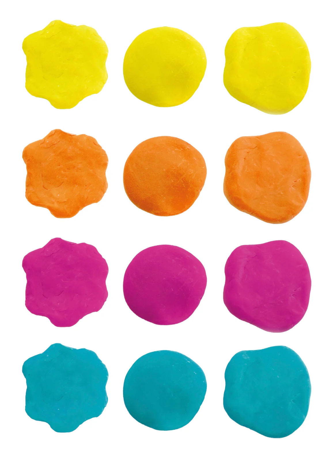 Pâte à modeler Plastilina X6 15g fluo Jovi explore - Image 3