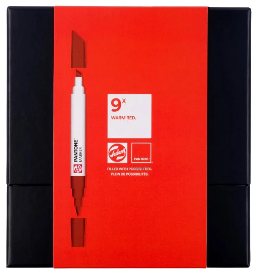 Set marqueur Pantone x 9 warm red - Image 2