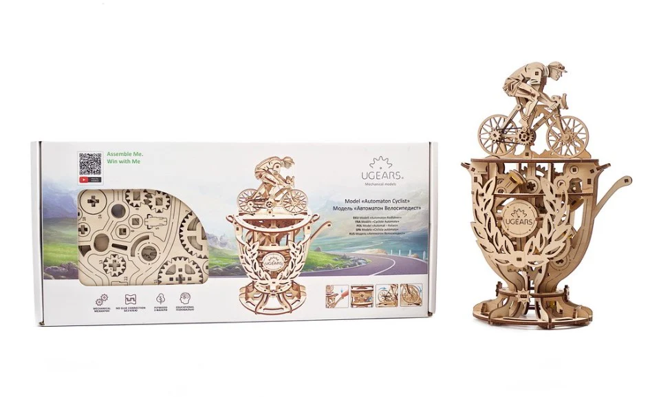 Kit maquette Ă construire Ugears "Cycliste" - Image 2