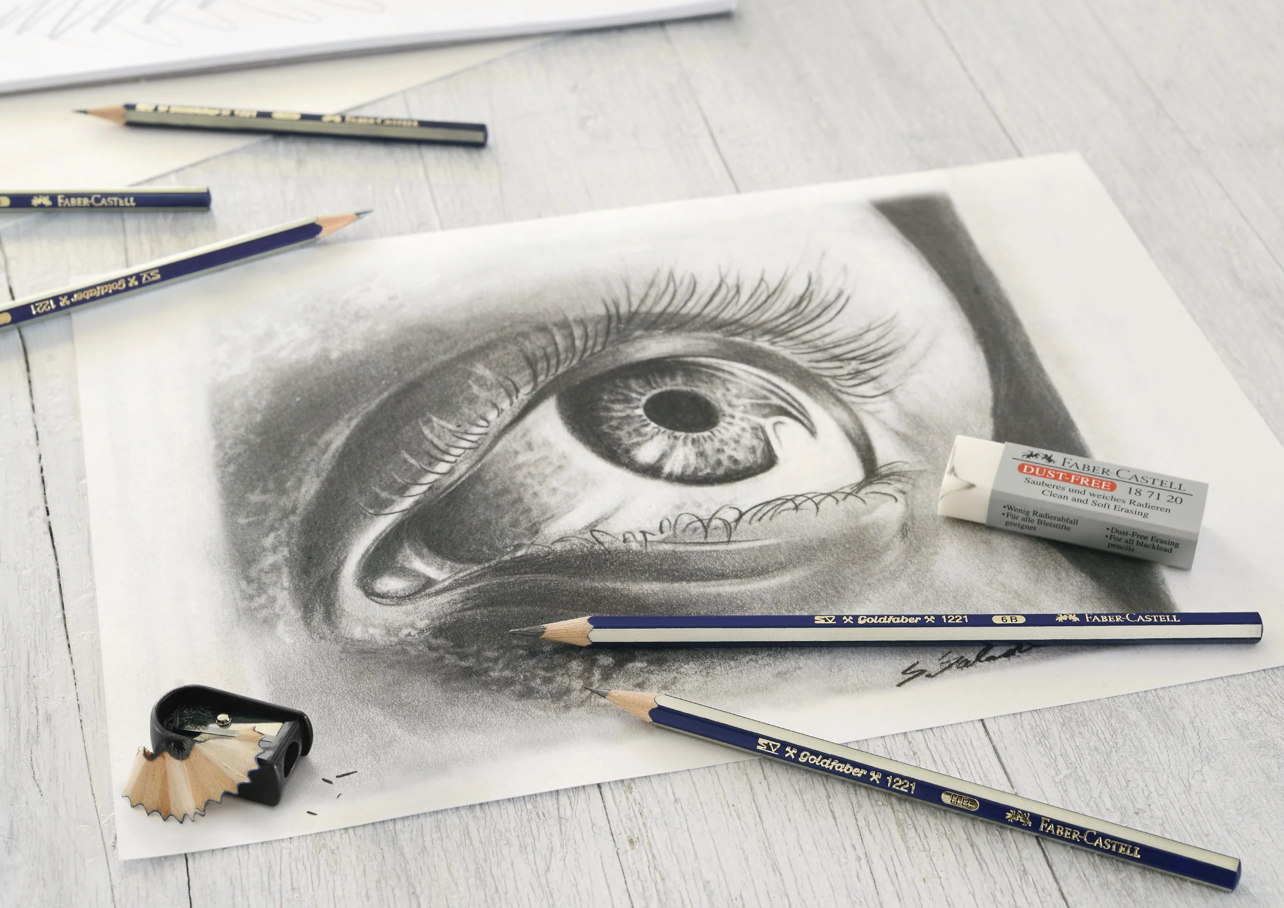 Crayon graphite Goldfaber Set d'esquisse au crayon graphite - Image 2
