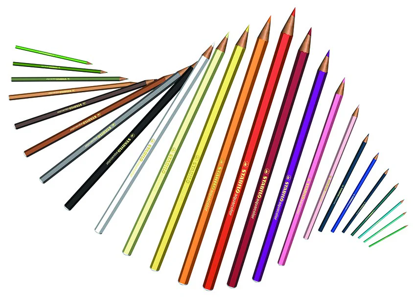 Crayons aquarelle Aquacolor à l'unité