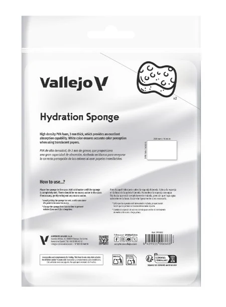 Eponges d'hydratation X2 - Vallejo - Image 2