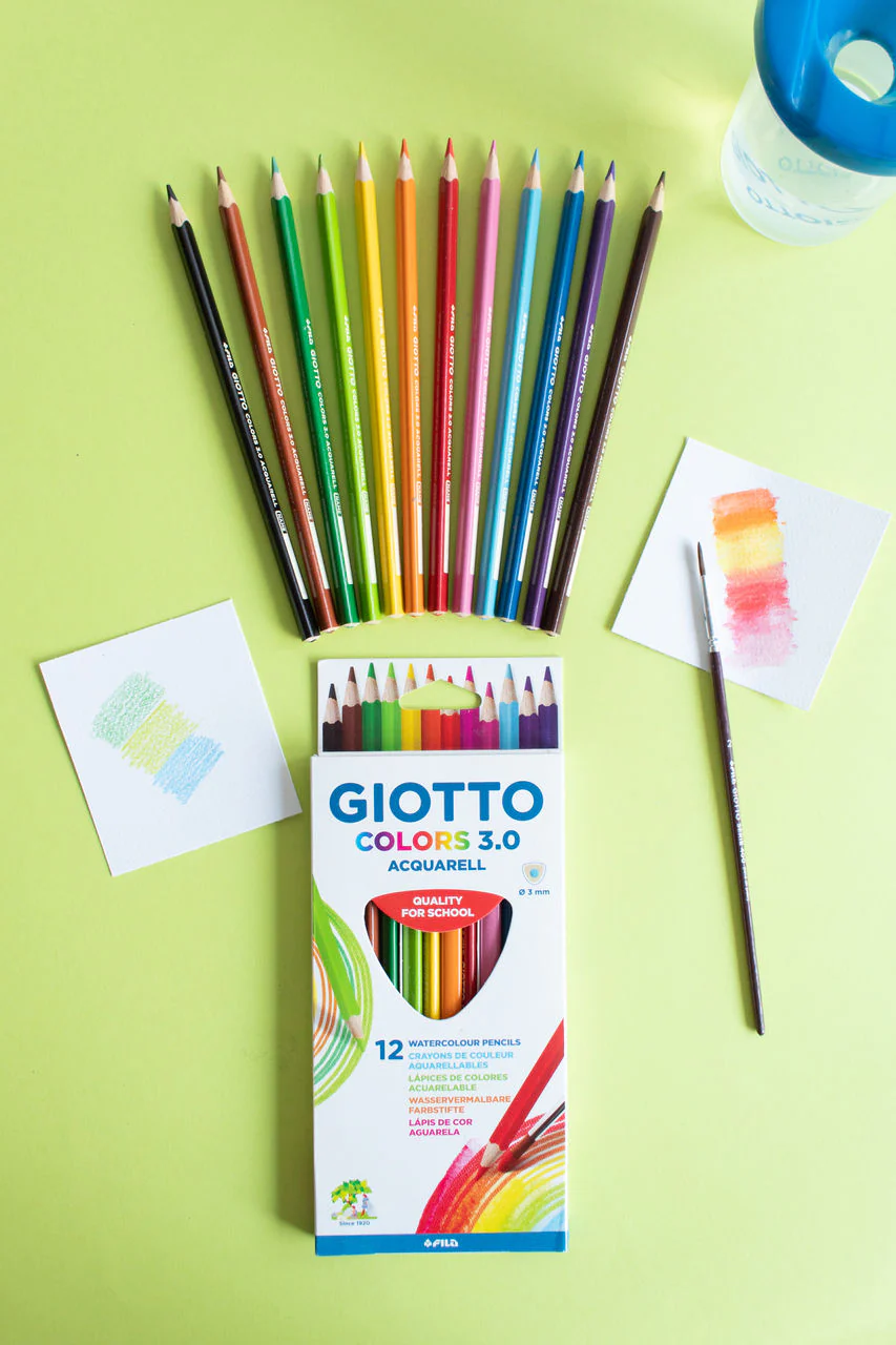 Etui de 12 crayons Aquarellables - Image 2