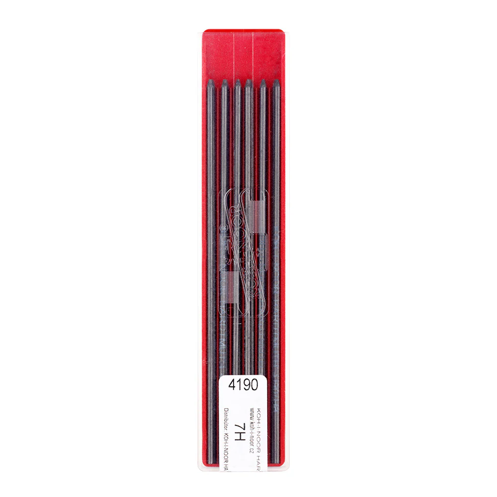 Etui de 12 mines graphite ø2mm 7H