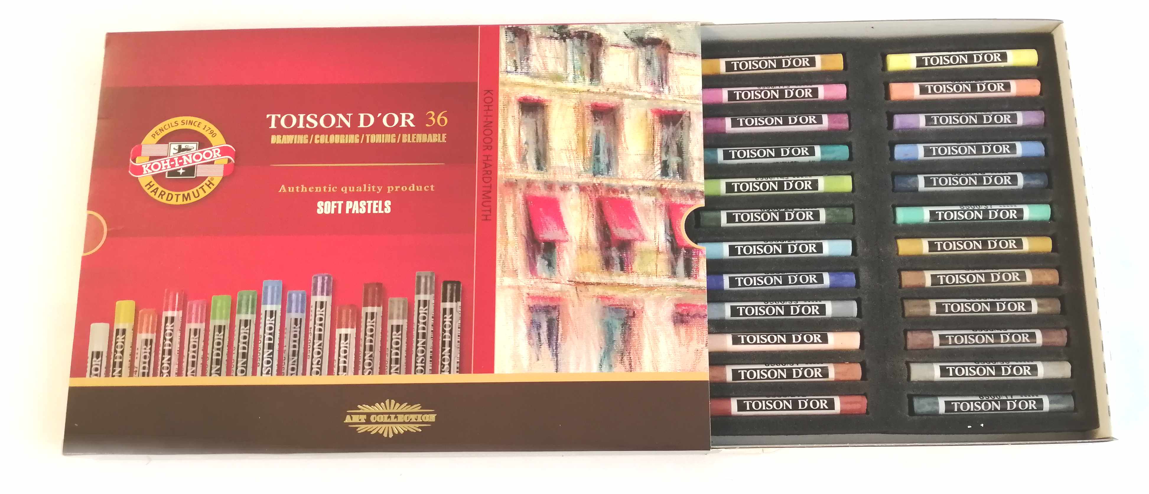 Etui de 36 pastels ronds Ă9 mm - Image 2