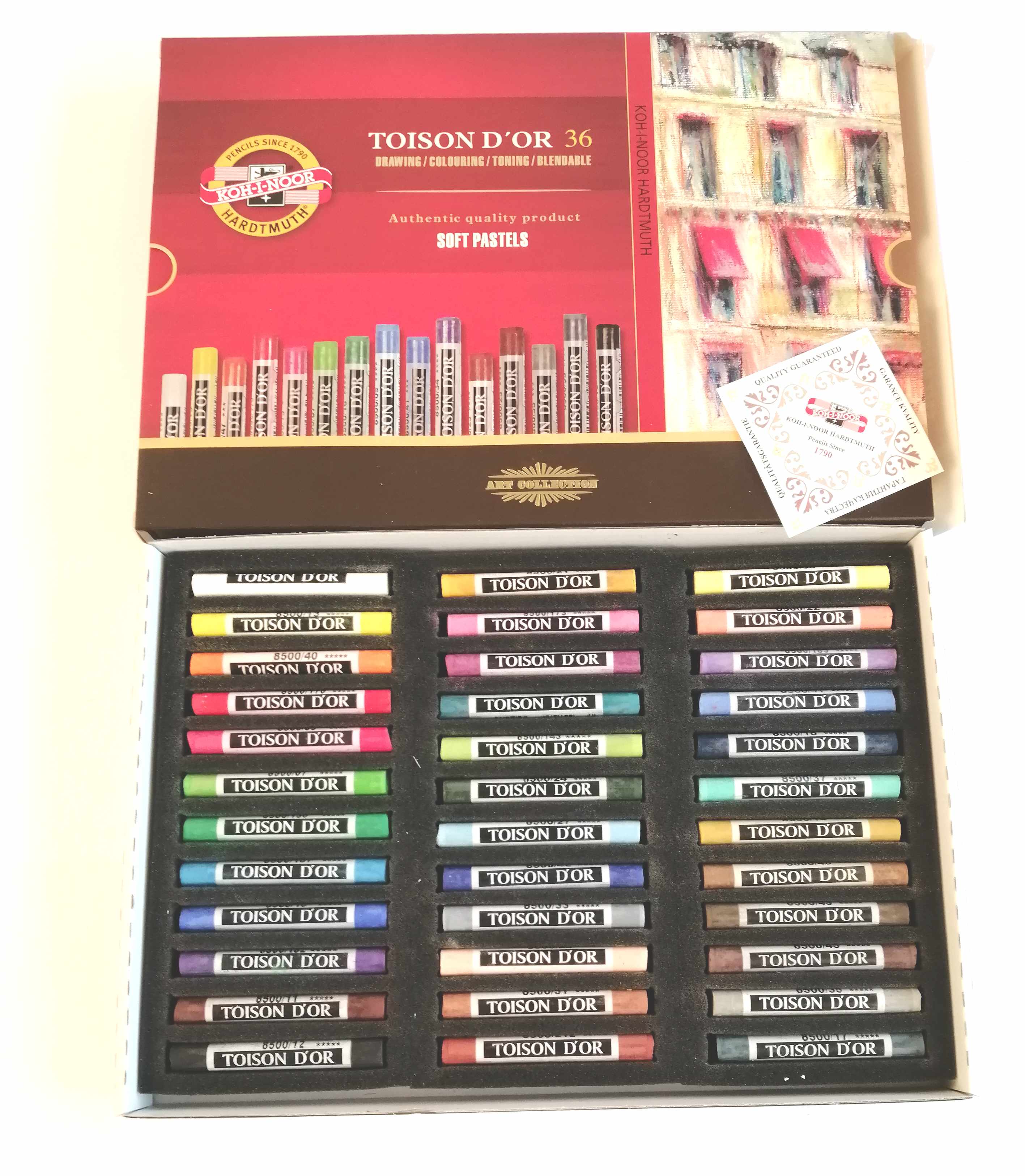 Etui de 36 pastels ronds Ă9 mm - Image 3