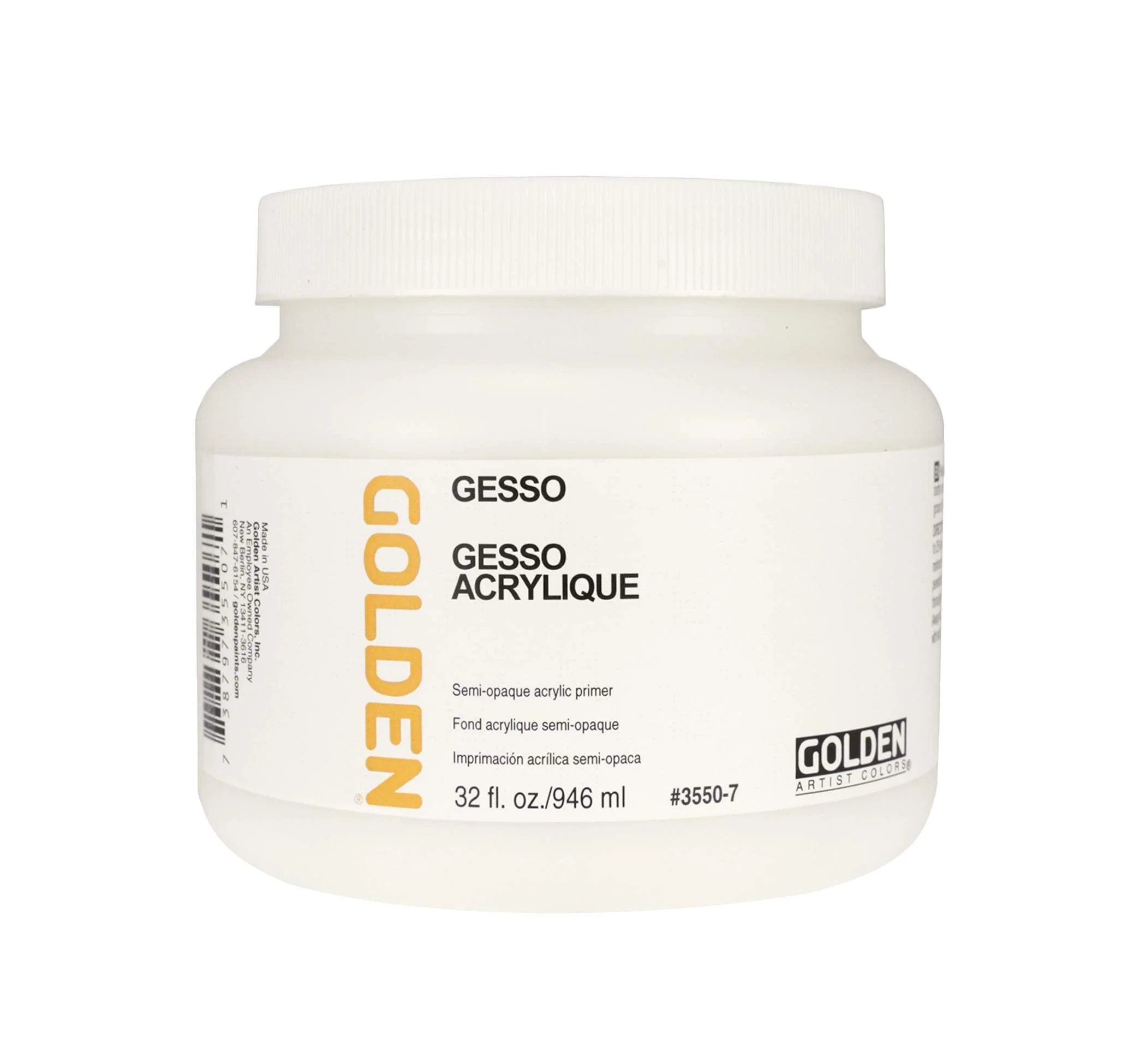 Golden gesso blanc 237/946 ml - Image 2