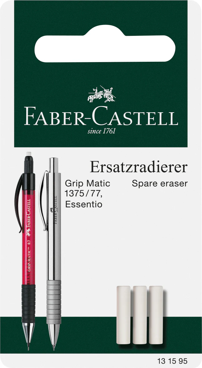 Gommes de rechange Grip Matic - Blister de 3