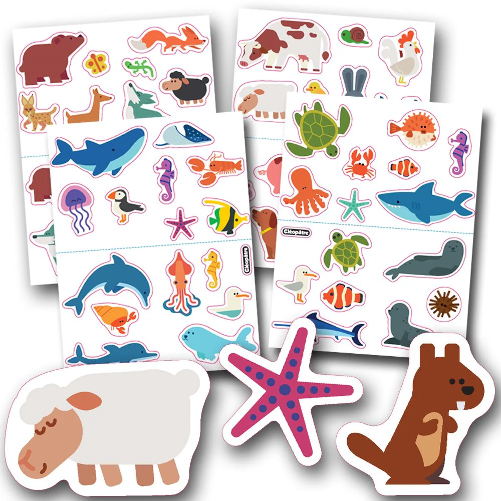 Gommettes Maxi animaux - 60 pièces - Image 2