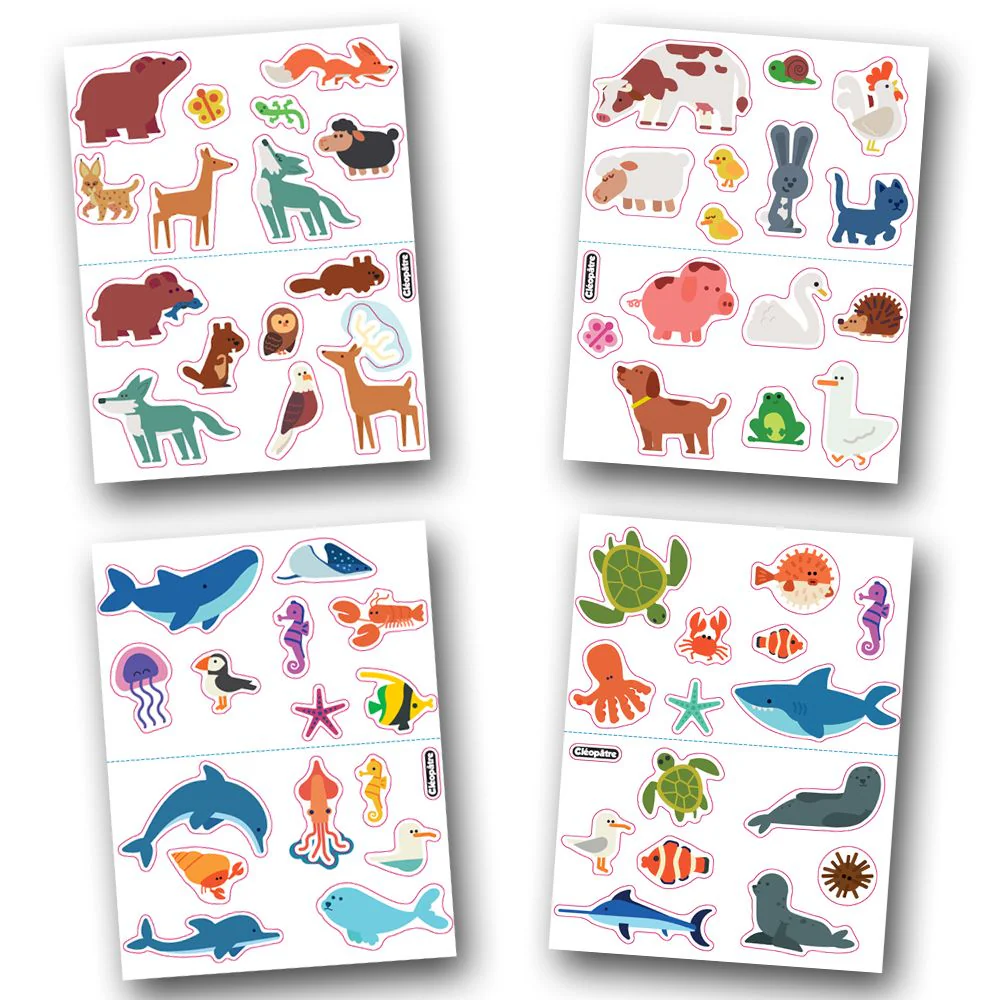 Gommettes Maxi animaux - 60 pièces - Image 3