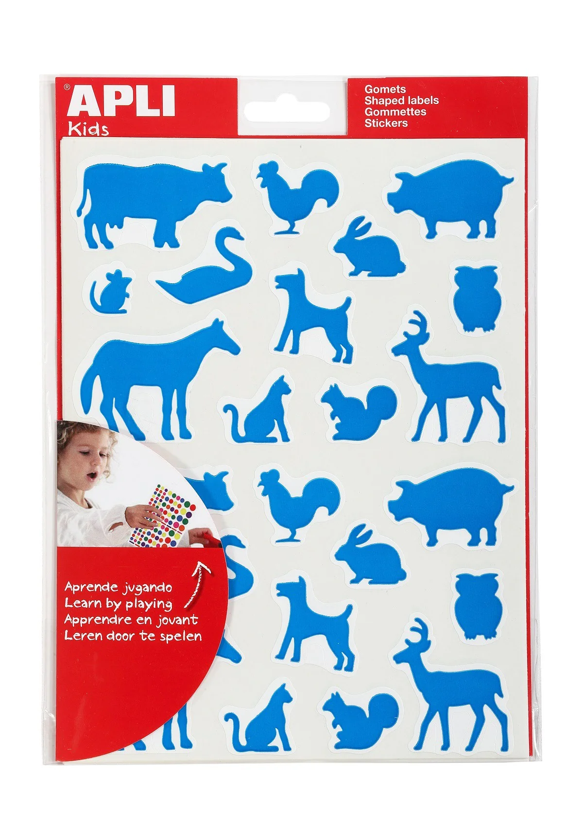 Gommettes permanentes animaux