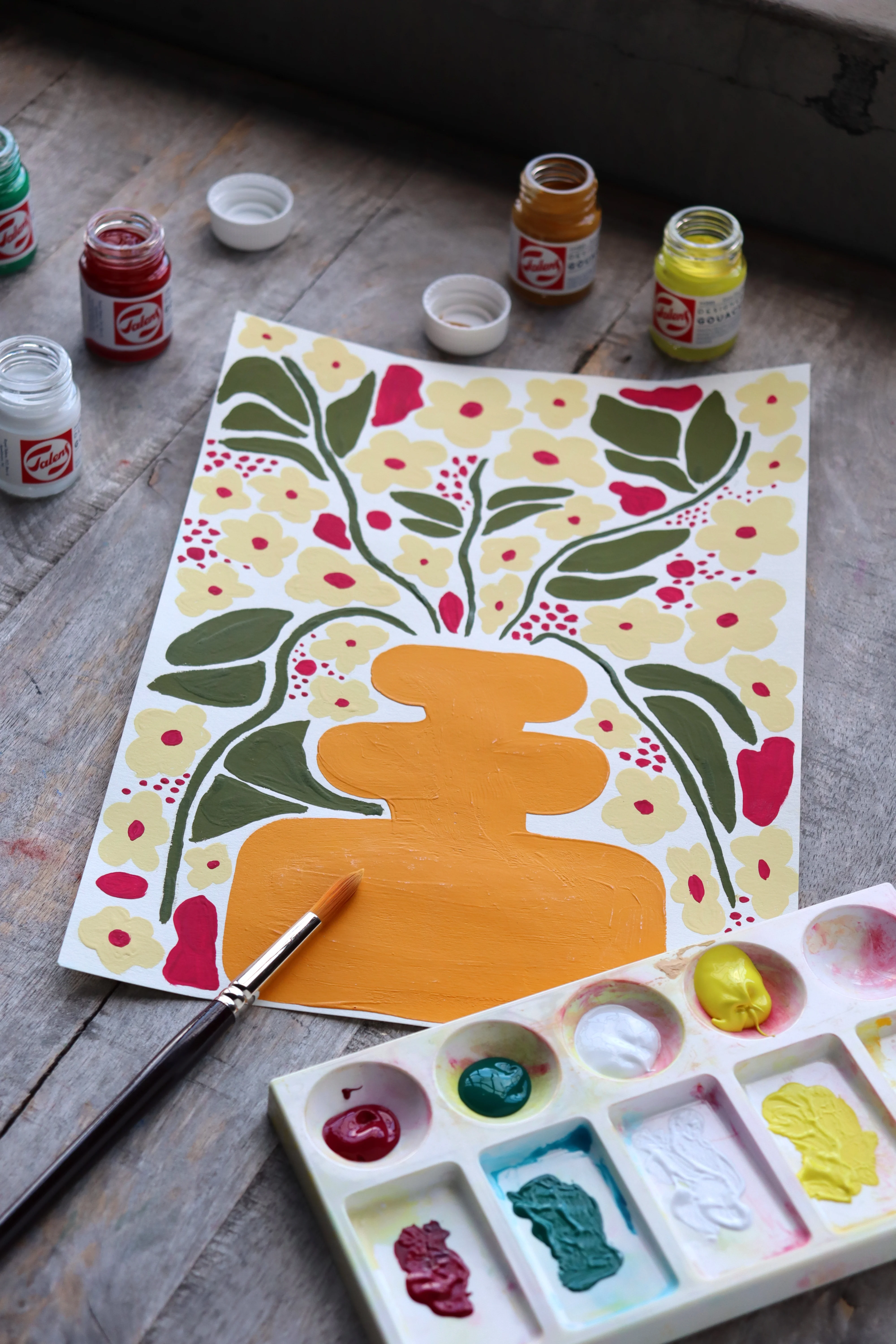 Gouache Extra-fine 20 ml-Boîte de 10 tubes couleurs assorties - Image 3