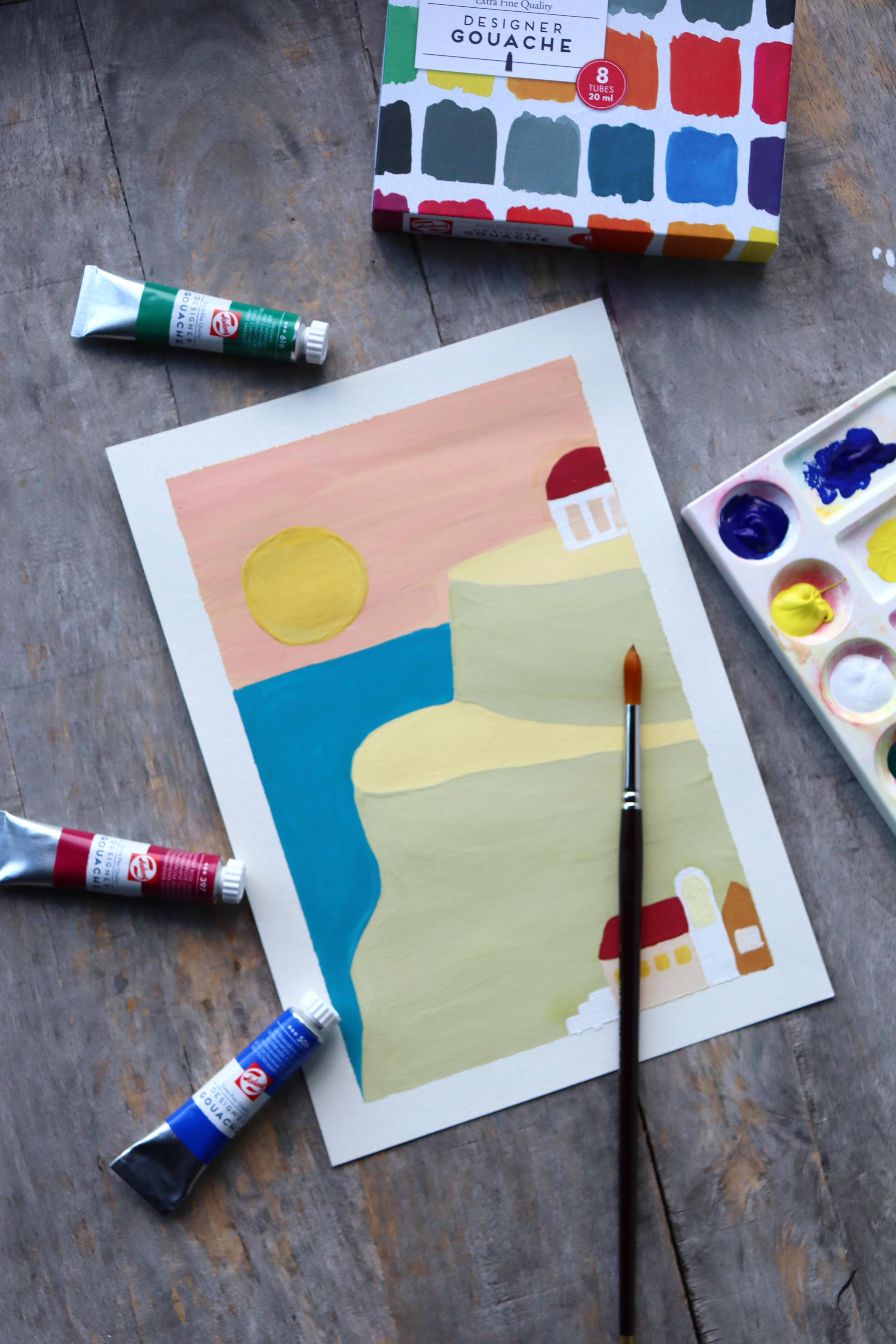 Gouache Extra-fine 20 ml-Boîte de 10 tubes couleurs assorties - Image 5